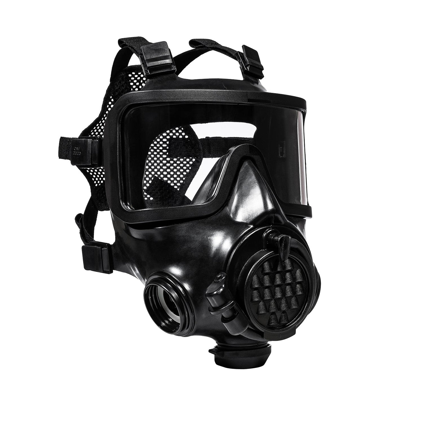 3/4 shot of the right side of the CM-8M gas mask