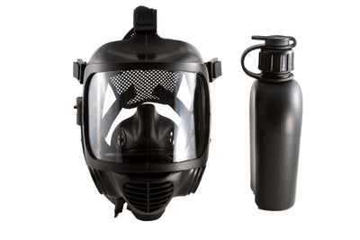 CM-6M tactical gas mask with a canteen 