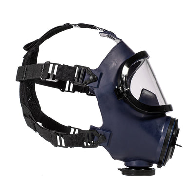 Right side view of the kids gas mask kit on white background