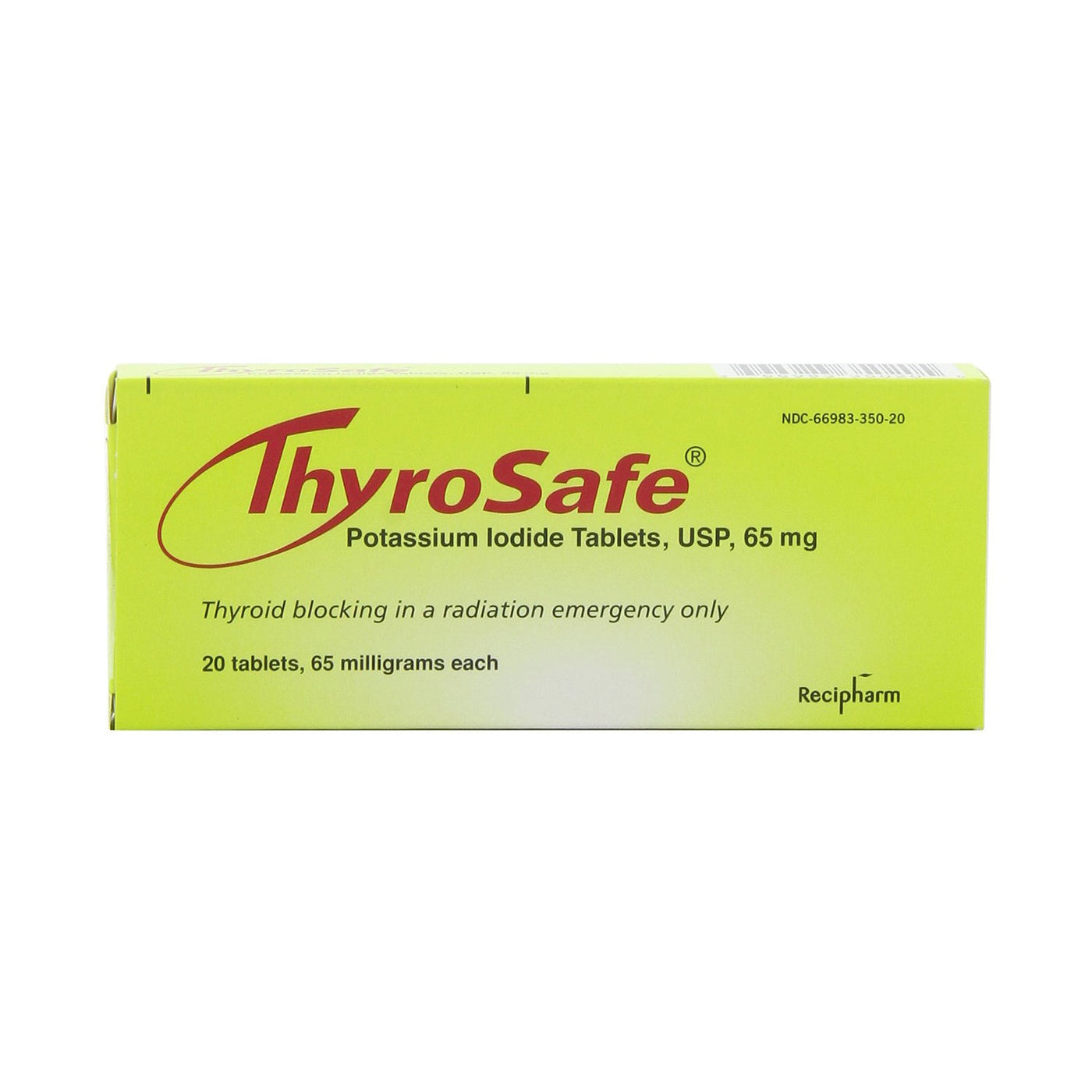 Thyrosafe potassium iodide packaging front view